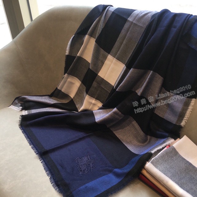 Burberry專櫃新款圍巾披肩 巴寶莉2021新款山羊絨女士圍巾  mmj1478